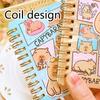 Cute Drawing Notebook For Kids Capybara Student Account Book Notebook Creative Children's Stationery School Supplies Coil Book