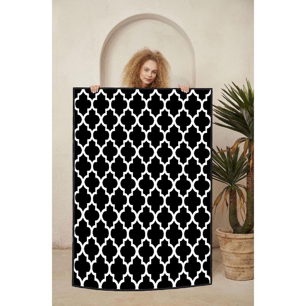 Decorative Special Design Modern Floor Rugs Patterned Non-Slip Base Washable