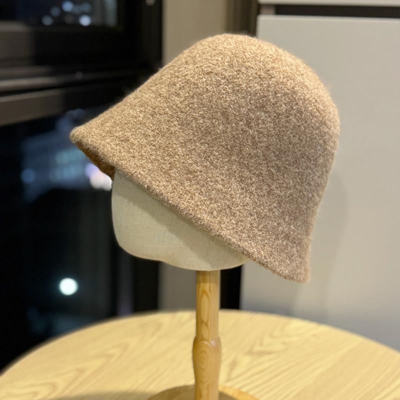 Women Fashion Vintage Fisherman Hats Versatile Cap Spring Felt Hat 6 Colors Foldable Hat 2025 New Autumn Winter Wool Bucket Hat