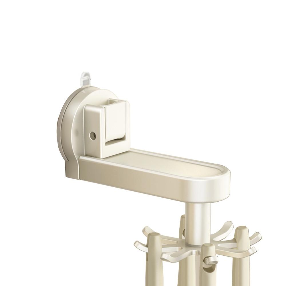 Space Aluminum Spatula Spoon Hanger Punch-free Wall-mounted Suction Cup Shower Hooks Reusable Heavy Duty Utensil Storage Rack