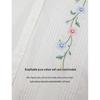 INMAN Women's French Doll Collar Embroidered Puff Sleeve Blouse