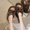 2026 Thick Soled Cross Hairy Slippers for Autumn and Winter Outerwear Casual Cotton Boots Hairy Shoes for Women