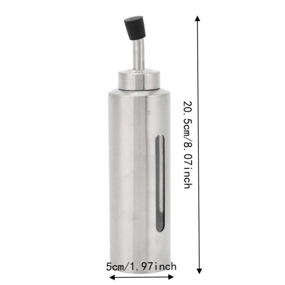 150ml Vinegar Cruet Bottle 304 Stainless Steel Sauce Storage Container Kitchen Cooking