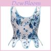European Palace Style Ladies Corset With Flower Print For Stage Performances