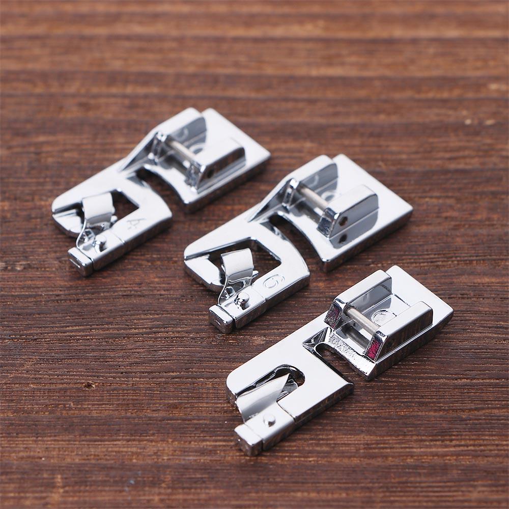 Household Feet Singer Brother Rolled Knitting Sewing Machine Foot Presser Sewing Accessories Hem