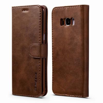 Kitap Kılıfı Samsung Galaxy S8 Artı Kılıf Kapak Deri Cüzdan Kapak Samsung S8 Artı Kılıf Lüks Vintage Telefon Kılıfları Kart Sahibinin