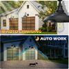 Solar Barn Lights Outdoor, Aluminum Rustic Vintage Garage Lights with 3 Modes & Motion Sensor, Waterproof for Barn, Shed, Patio