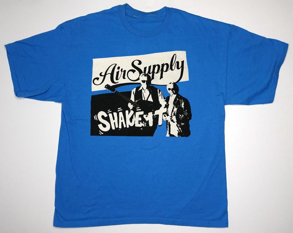 Air Supply Band Shake It Royal Rock Unisex Cotton T-Shirt SB266 Unisex T-Shirt XL
