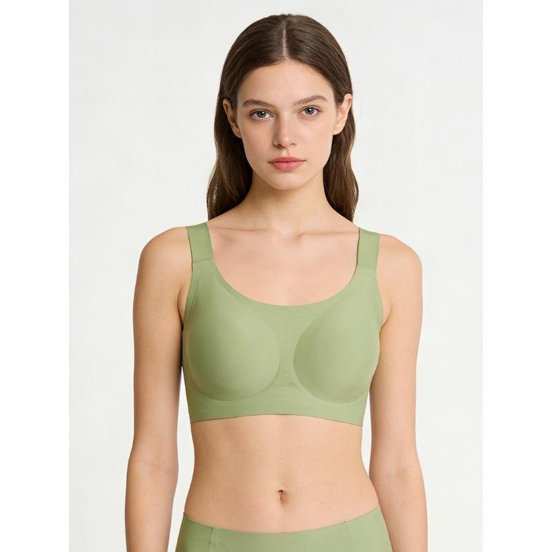 Plus Size Women Seamless Soft Support Full Cup Large Bust Daily Bra