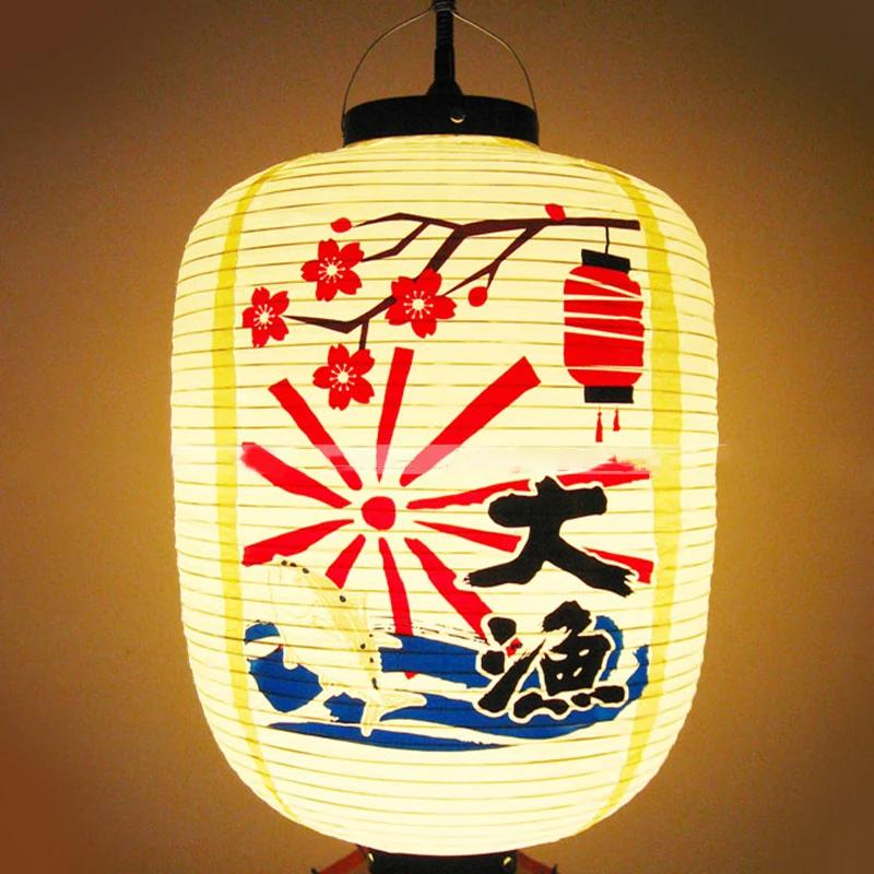 Japońska Latarnia Sushi Reklama Restauracja Znak Izakaya Yakitori Ramen Latarnie Festiwal Zewnętrzny Wodoodporny Wiszący Dekor