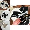 Fashionable White And Black Acrylic Butterfly Hair Grab Clip For Everyday Use
