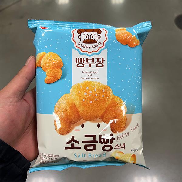 Nongshim Bread Bar Salt Bread Snack 55g x 8P One thing