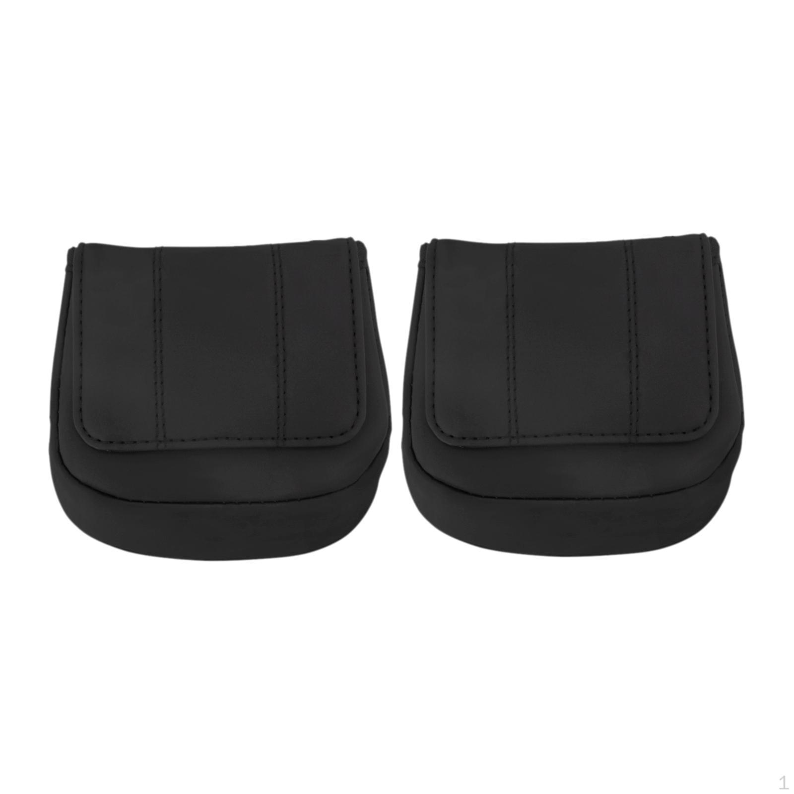 

2x Hard Bag Organizer Motorcycle Saddlebag Functional Windshield Sturdy Protect Legs Tool Storage