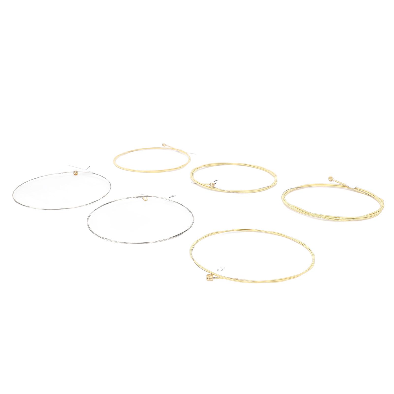 

6 Гитарных струн с шариковым концом с фосфорно-бронзовым покрытием, Замена струн для акустических гитар