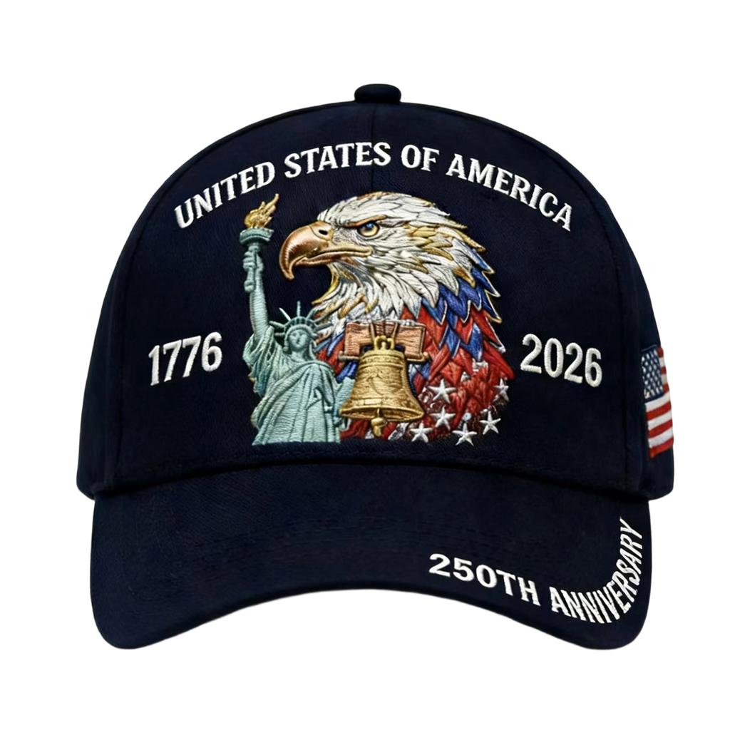 American Anniversary Commemorative Hat Printed Baseball Hat