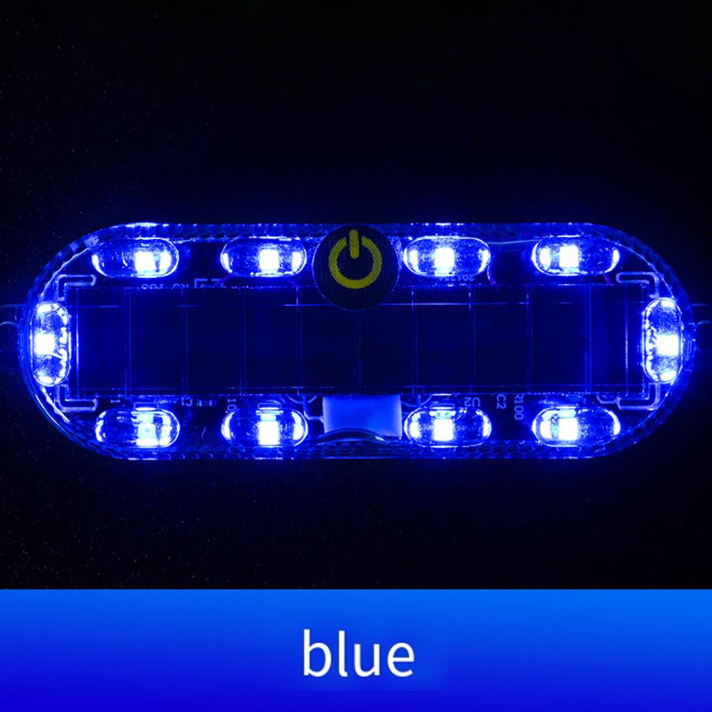 LED Solar Power Car Warning Light Night Security Sign Alarm Caution Lamp Flashing Lamp for Car Motorcycle