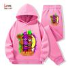 2026 Five Nights Hoodies+Hosen 2er-Set 3-14 Jahre Jungen Mädchen Trainingsanzug Kleidung Hoodie Jungen FNAF Sportlicher Anzug Ideal für den täglichen Gebrauch im Freien