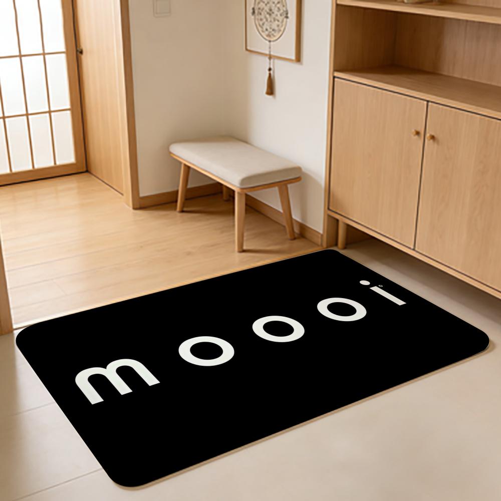 Beauty M-Moooi Floor Mat Absorbent Floor Mat Non-Slip Entrance Rug for Bathrooms Restrooms and Toilets