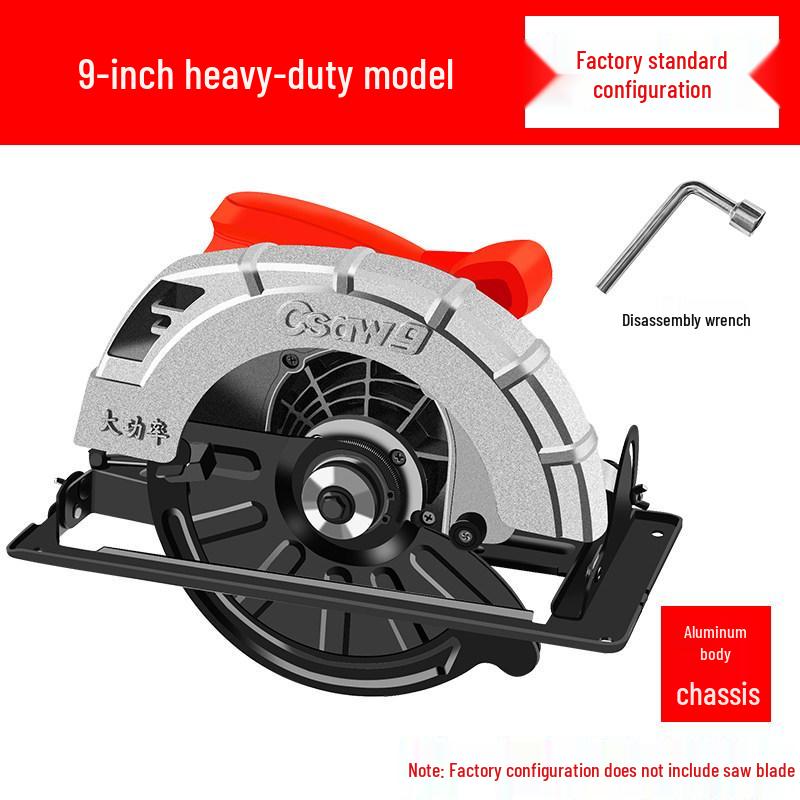 7-Inch/9-Inch Multi-Functional Handheld Electric Circular Table Saw for Woodworking