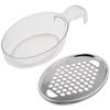 Shimomura Kogyo Japanese-made Speed ??Grater with Slip-Resistant Container, Daikon Radish Grater, SO-01, Made in Tsubame-Sanjo, Niigata