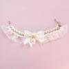 Pet Dog Cat Collar Cute Lace Bow Cat Collar Adjustable Cat Necklace Jewelry Sweet Neck Decorative Pet Accessories Pet Supplies