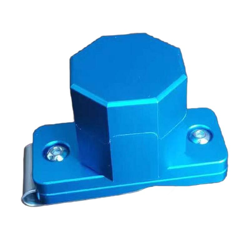 Pool Chalks Holder Magnetic Billiard Cue Chalks Holder with Aluminum Belt Clip