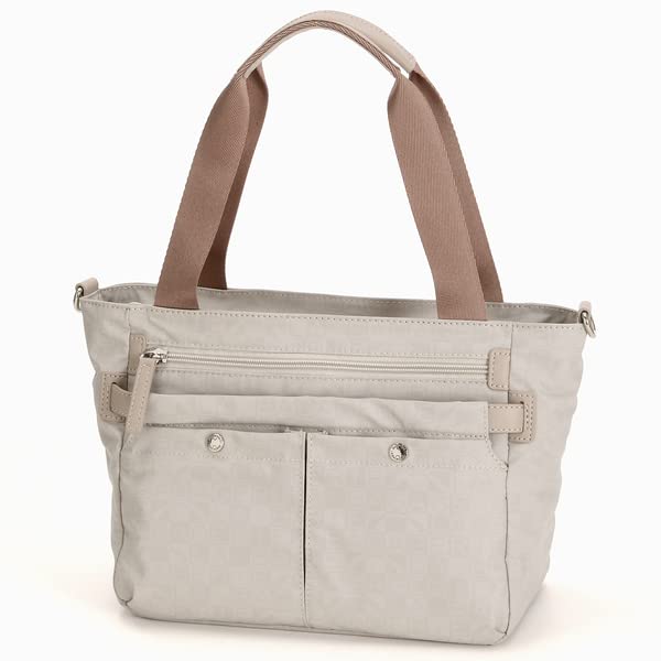 Labagagerie Monogram Square Nylon Tote B004603 Wine (58)