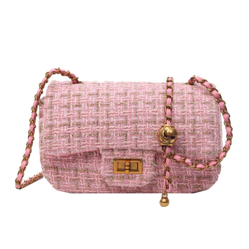 Chain Bag Women's New Fashion Shoulder Messenger Bag Small Square Bag