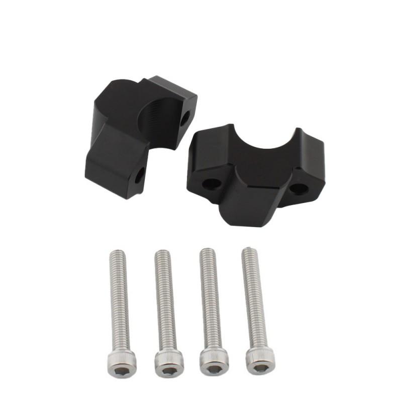 Motorcycle Handlebar Riser Spacer Yamaha XJR1300 24mm Height Increase Black Or Anodized Aluminum