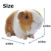 MIMIA Guinea Pig Body Small Pet Pig Pillow, Gift, Animal, Fluffy, Large, Cute, Realistic, Kids, (Guinea (Calico))