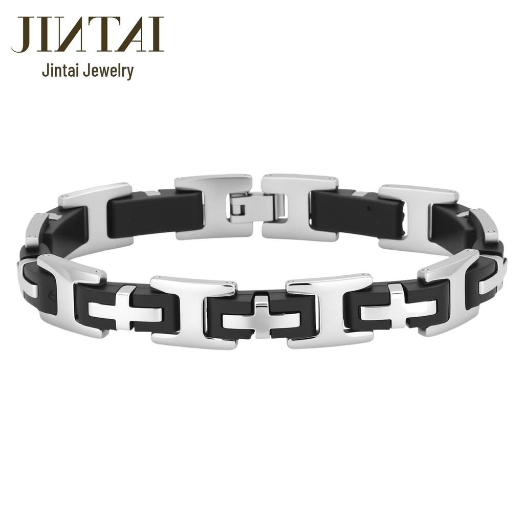 European and American Trendy Men's Stainless Steel Titanium Bracelet