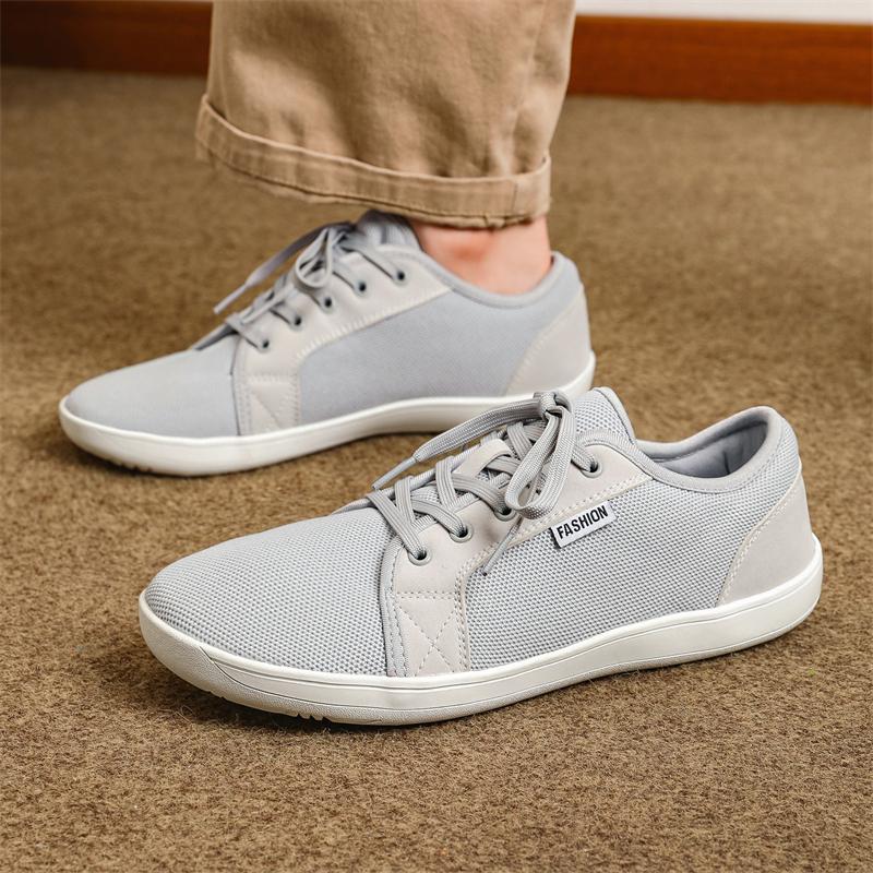 Zapatos Deportivos Casuales de Malla de Punta Ancha Transpirables Ligeros para Caminar Zapatillas de Entrenamiento para Ejercicio Planos de Ocio