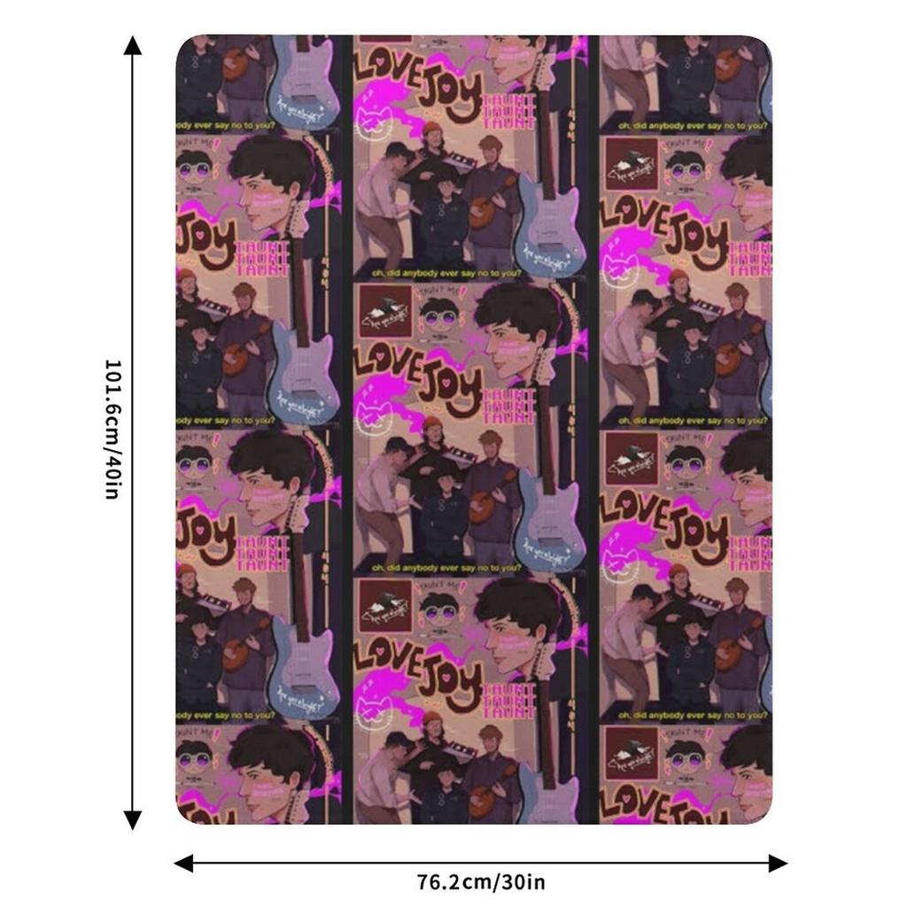 Lovejoy band Throw Blanket Soft Sherpa Fleece Warm Blanket for Winter