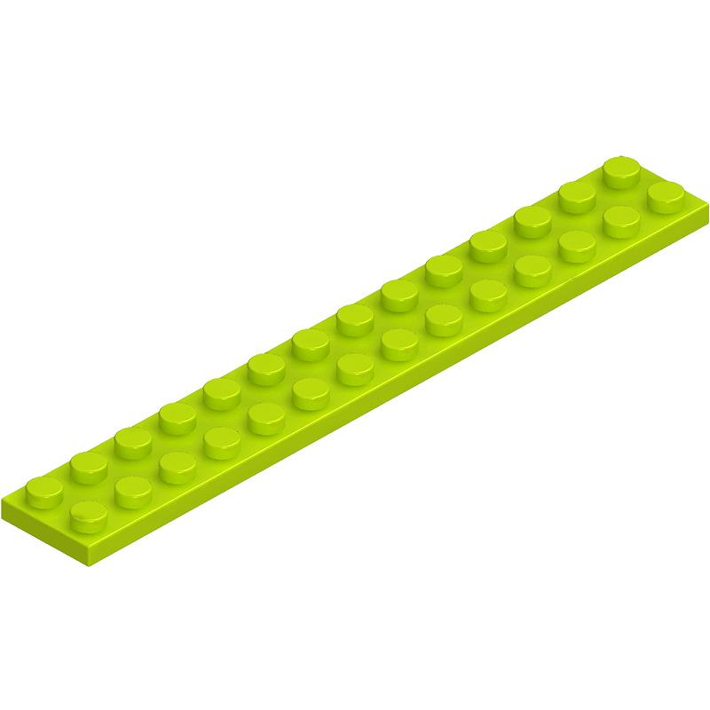 Compatible 2x14 Base Plate 91988 for Building Blocks