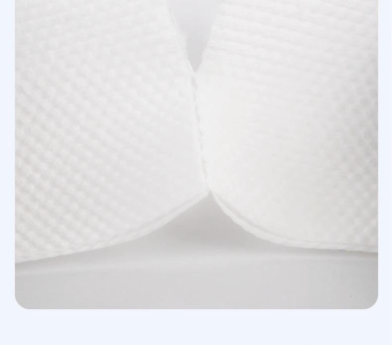 Kostenloser Versand auf weichen Einweg-Gesichtstüchern aus Baumwolle - Dick, doppelseitig verwendbar, Reinigungs- und Schönheitstücher im Rollenstil