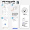 Inteligentne gniazdko WiFi US 10A Gniazdo zasilające z timerem Sterowanie głosowe i zdalne przez aplikację do automatyzacji domu Obsługa Alexa Google Home