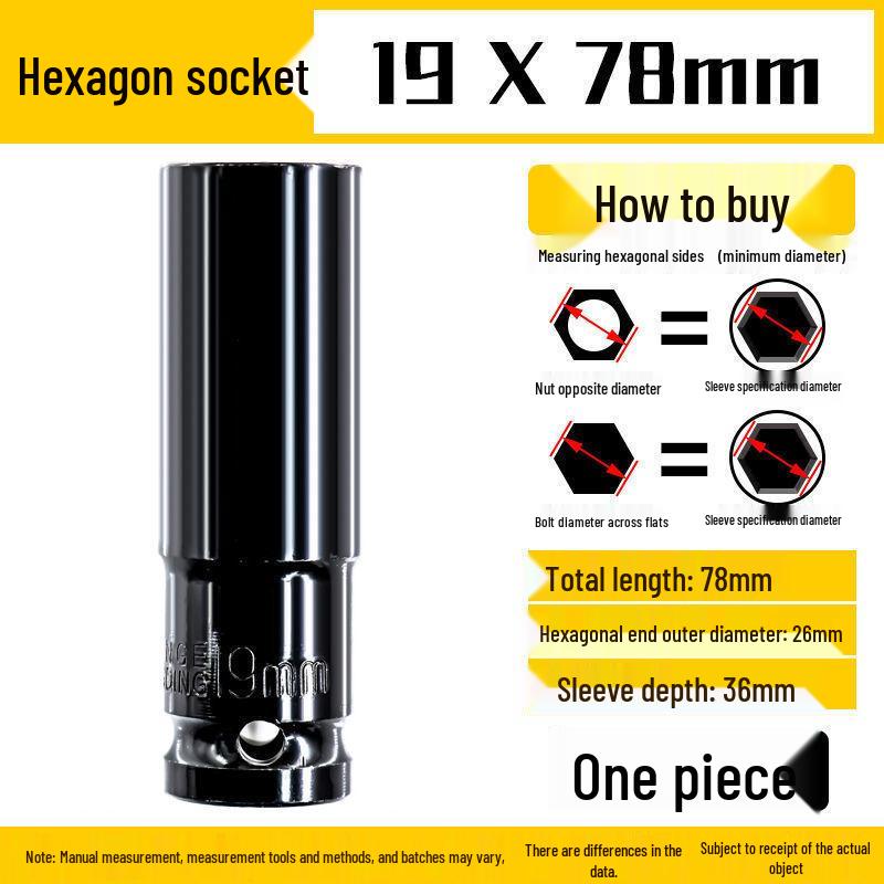 Electric Hex Wrench & Screwdriver Set, 8-32mm - Includes Socket Head, Extension, Air Gun, & Copper Components