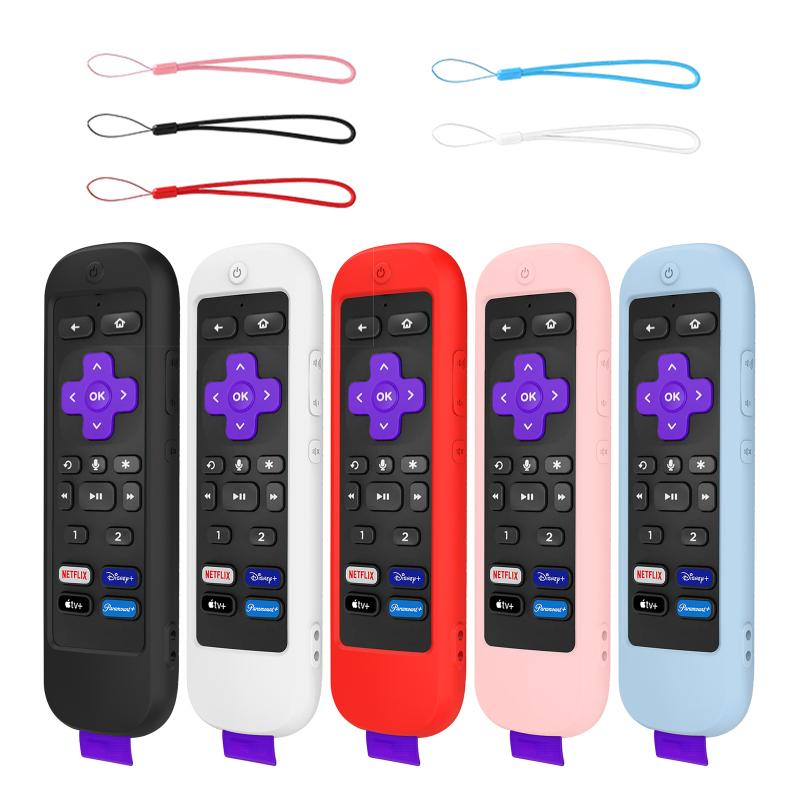 Remote Control Protective Case Compatible For Roku Ultra 2022 Tv Controller Waterproof Silicone