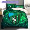 Kocaelispor Pattern Bedding Quilt Set Home Decoration Gift (1 * Duvet Cover + 2 * Pillowcase Without Core)