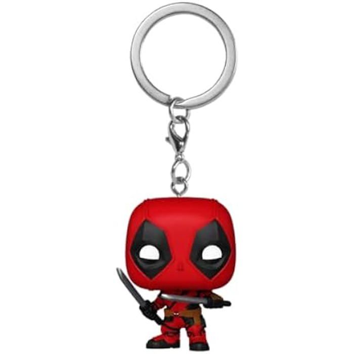 Porte-clés - Funko Pop! - Deadpool - Mini-Figurine en Vinyle - Rouge - Cadeau pour Fans