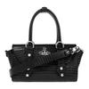 Classic Logo Small Calfskin Tote Bag Women Tote Bags Black 48030018WL00C1