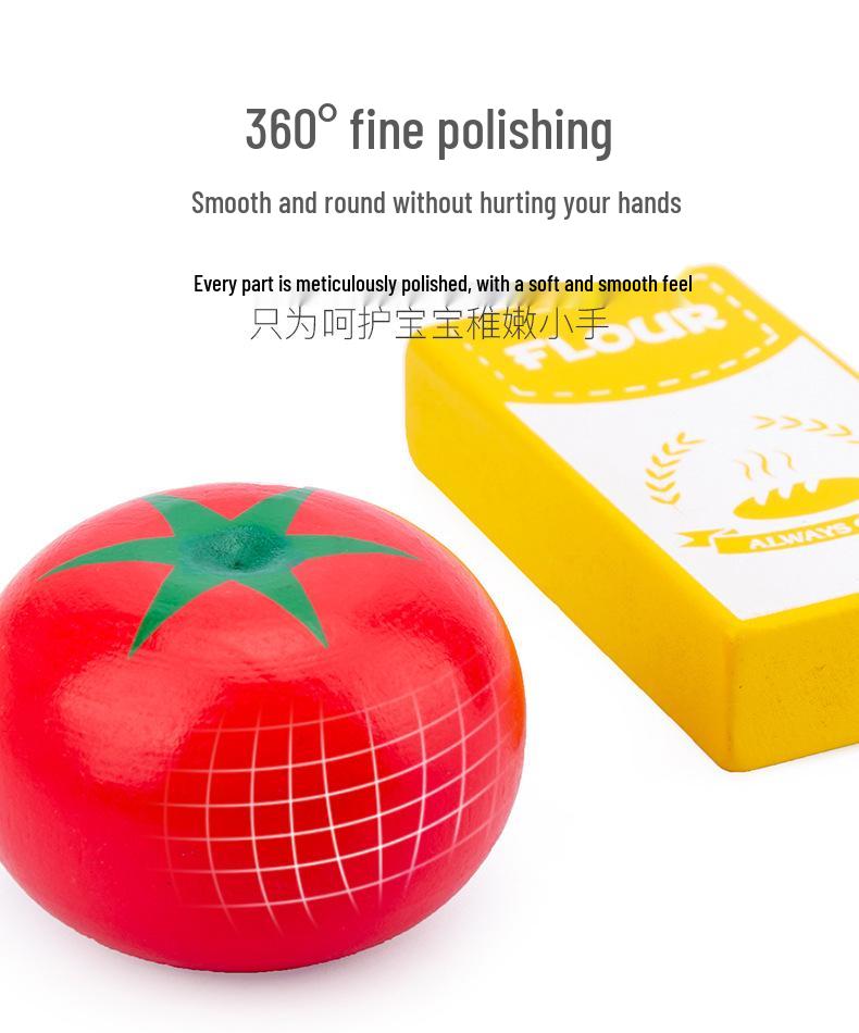 Wooden Kitchen Playset for Kids - Birthday Gift for Girls