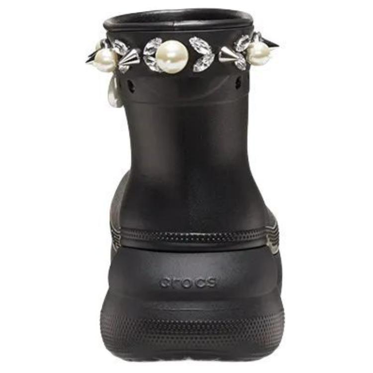 Crocs Classic Crush Boot Simone Rocha Black Women's 210143-001