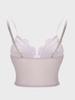 Multi-Color Lace Sexy See-Through Push-Up Camisole and Fishbone Bra Lingerie
