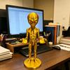 Alien Pen Holder 3D Printed Pencil Display Stand Novelty Desk Accessories Organizer for Home Office Classroom