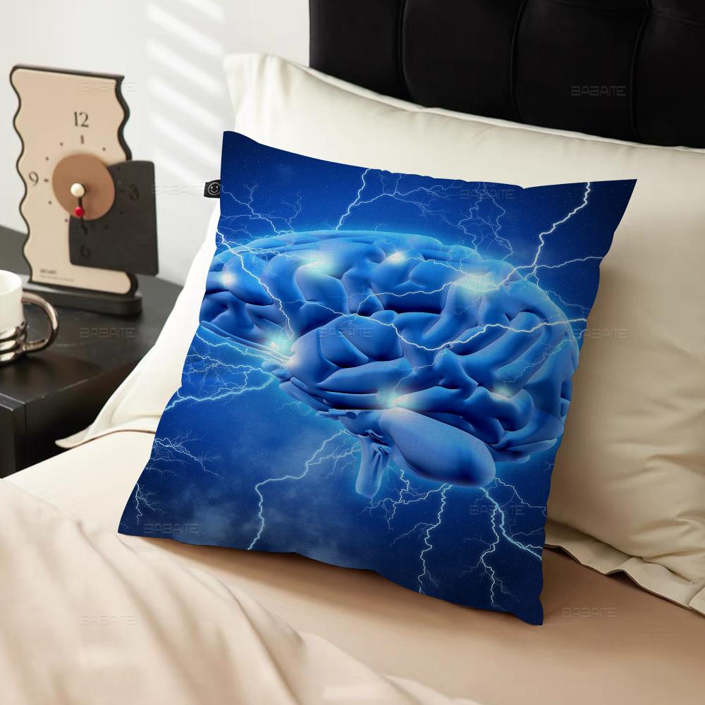 Brain Abstract Art Painting Cushion Cover Pillow Cover Decor Pillowcase Printed Cushion Case For Couch