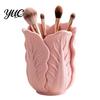 Vivid Leaf Texture Pen Cup Cabbage Shape Holder, 3D Print PLA Makeup Brush Organizer, Decorative Storage for Dressing Tables Stable Base Stationery