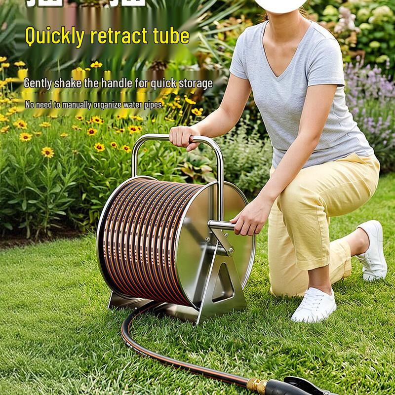 Jundingying 10m Stainless Steel Hose Reel Kit
