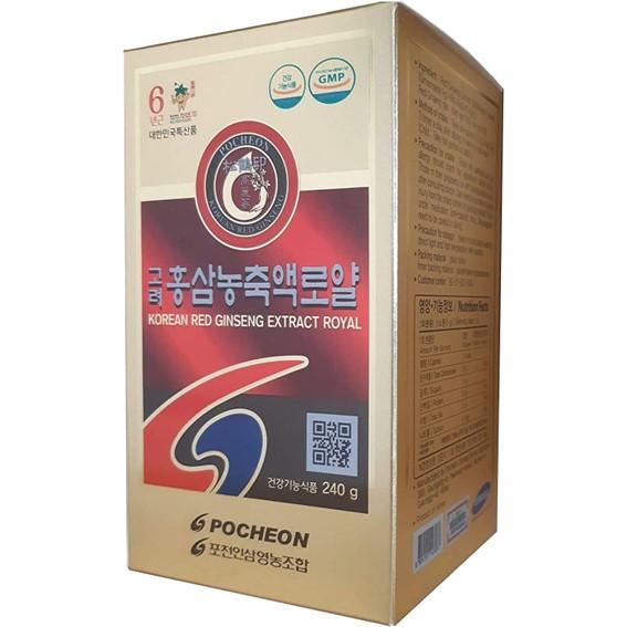 Extrato de Raiz de Ginseng Vermelho Panax Coreano Real 240g