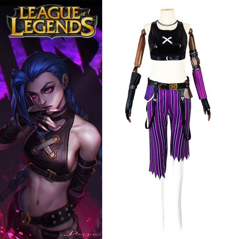 Kostým Legends League Of Jinx Cosplay kostým Halloween maškarní party uniforma